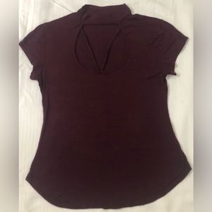 Blouse size S, color red, brand Trendyland
